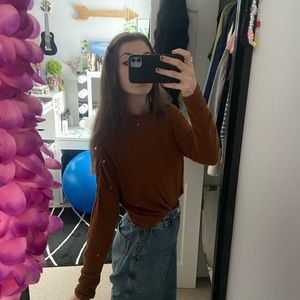 SOLD Soft bronze turtleneck